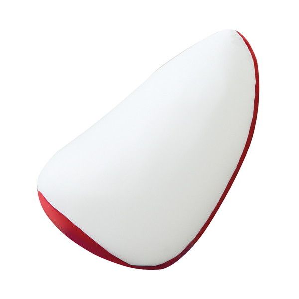 ホームテイスト SH-07-OVO ジャンボビーズクッション Ovo-オーヴォ- (伸縮 しっかり生地 日本製) レッド メーカー直送