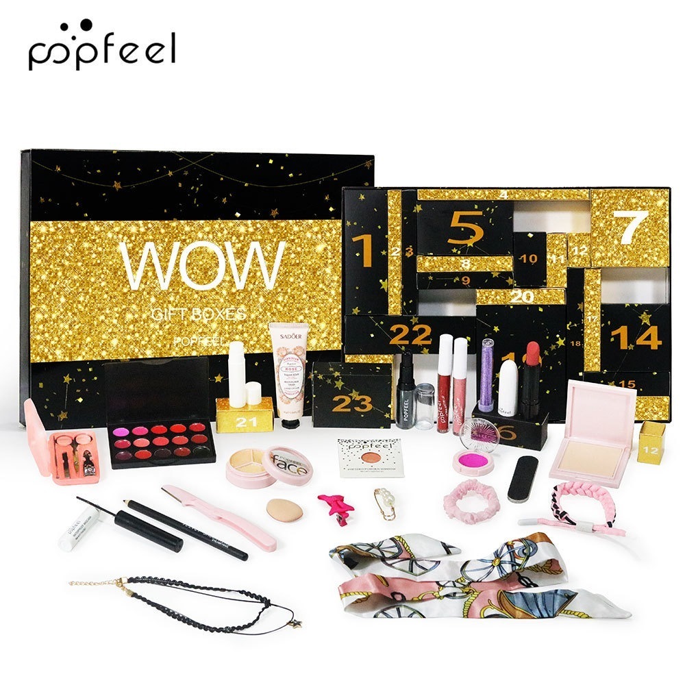 POPFEEL メイクアップセット ギフトボックスセット アイシャドウパレット 誕生日 520 七夕 バレンタインデー クリスマスプレゼント 美容