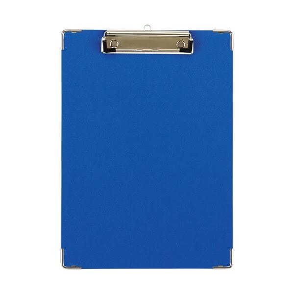（まとめ） TANOSEE 用箋挟 A4タテ ブルー 1枚 [x30セット]