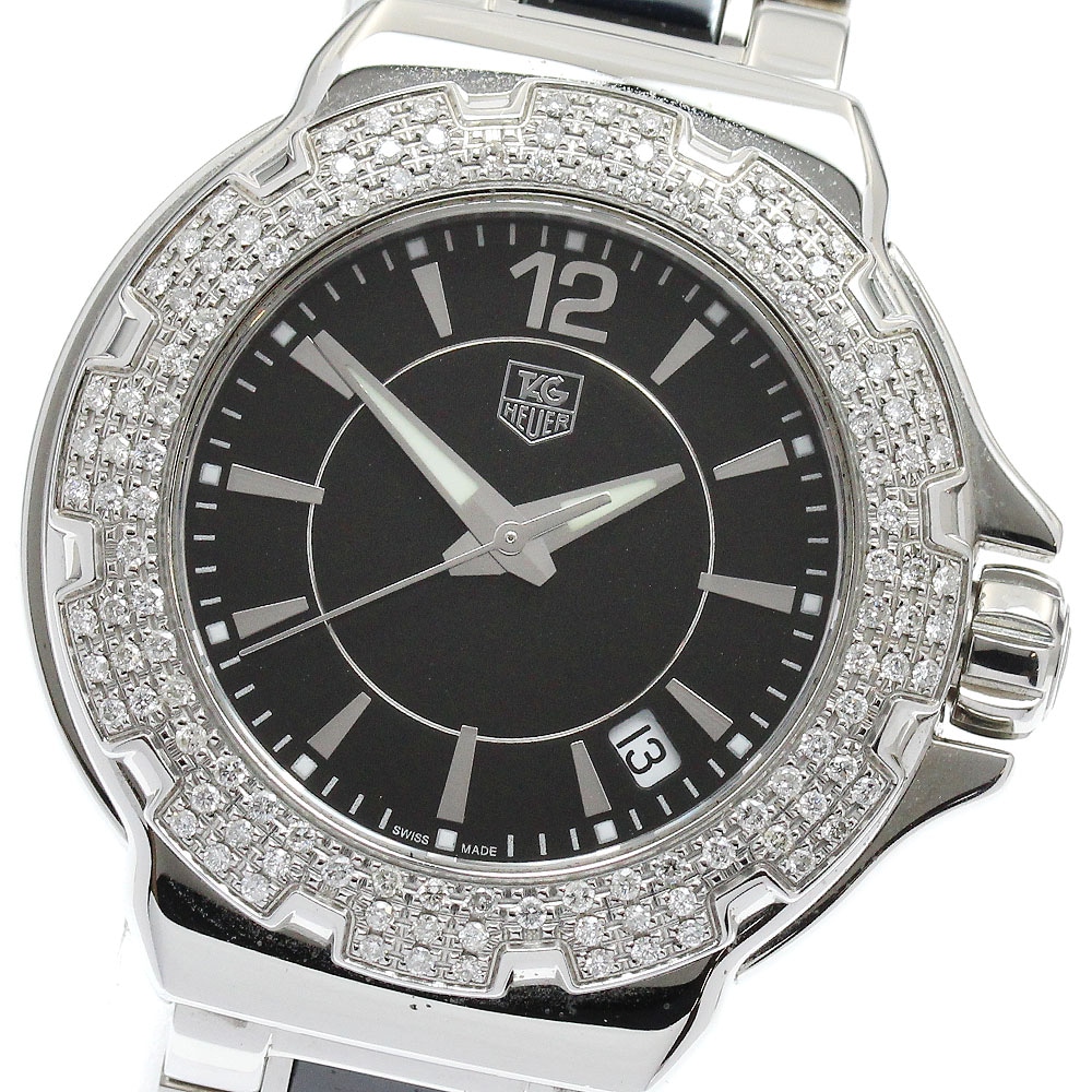 タグホイヤー TAG HEUER WAH1214.BA0859 フォーミュラー1 ダイヤベゼル クォーツ レディース 美品 箱・保証書付き_899530【中古】