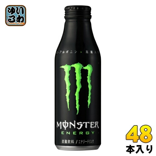 アサヒ モンスターエナジー 500ml ボトル缶 48本 (24本入×2 まとめ買い) ENERGY エナジードリンク 炭酸飲料 MONSTER