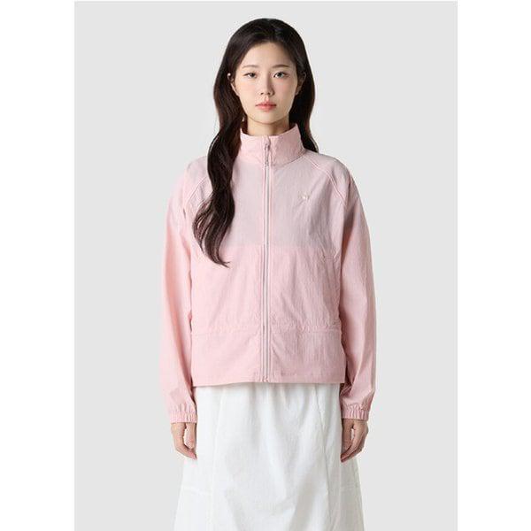女性ストレッチウーブンルーズフィットシングルジャケット（QR122OJK22）