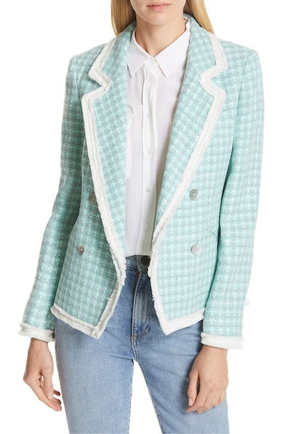 ヘレンベーマン レディース ジャケット・ブルゾン アウター Helene Berman Fringe Trim Tweed Jacket ヘレンベーマン レディース ジャケット・ブルゾン アウター Helene Berman Fringe Trim Tweed Jacket