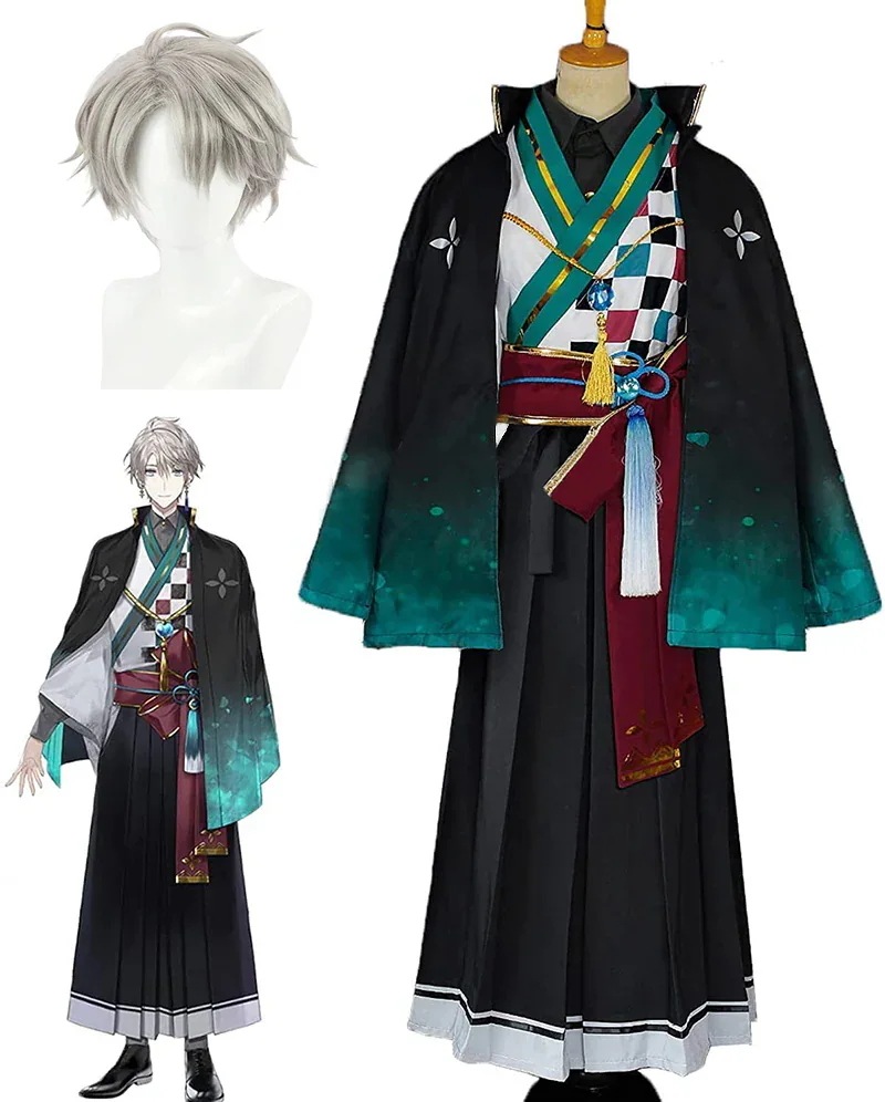 甲斐田晴 コスプレ 衣装 甲斐田晴 浴衣 和服 コスプレ衣装 バーチャルYouTuber にじさんじ ウィッグ追加可