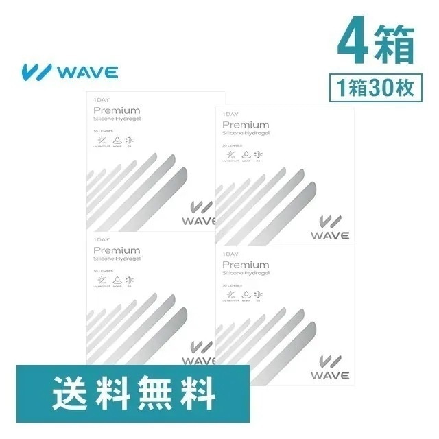 WAVEワンデー プレミアム 30枚入り 4箱