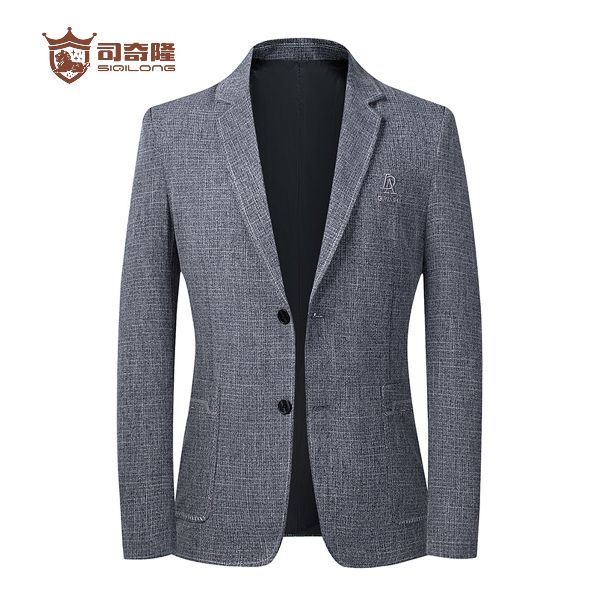 上品 メンズ スーツ ビジネス チェック柄 ジャケット 大きいサイズ ビジネス フォーマル 就活 就職 通勤 パーティー 結婚式 紳士服 秋冬 春夏男軽量スイーツ春秋薄金质感ヤングストレートカジュアー