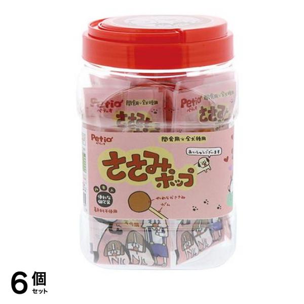 犬用おやつ ささみポップ デザインボトル入り 14本入 6個セット