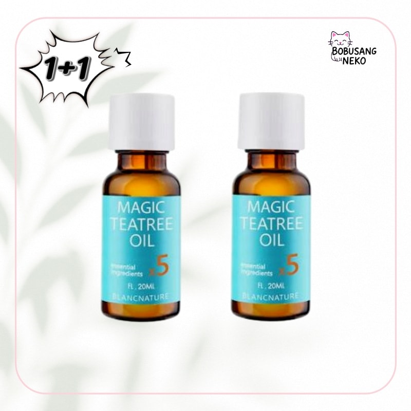 1+1 [ニキビケア]マジックティーツリーオイル 20ml 思春期ニキビ跡トラブルティーツリー成分 大人ニキビ 高濃縮皮脂除去 敏感肌 スポット鎮静 初級速ケア