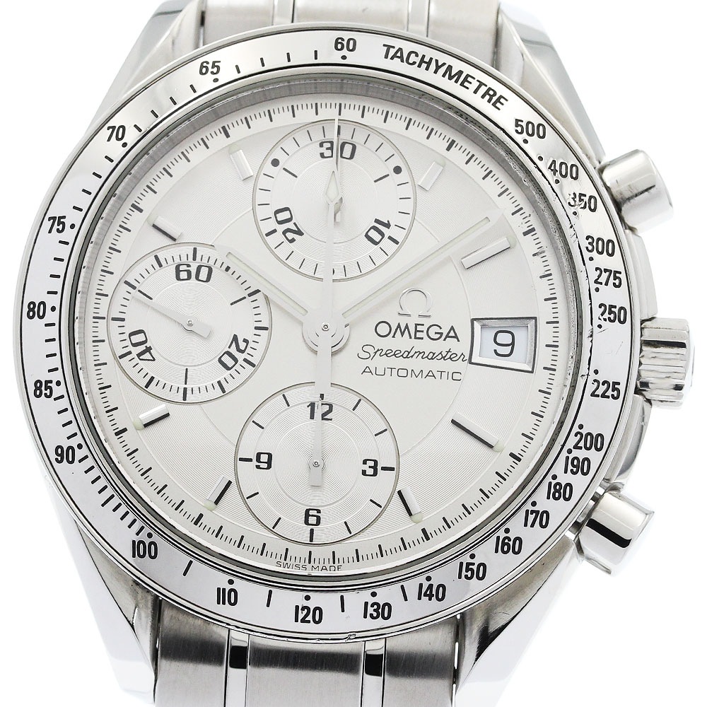 オメガ OMEGA 3513.30 スピードマスター デイト クロノグラフ 自動巻き メンズ 保証書付き_947142【中古】