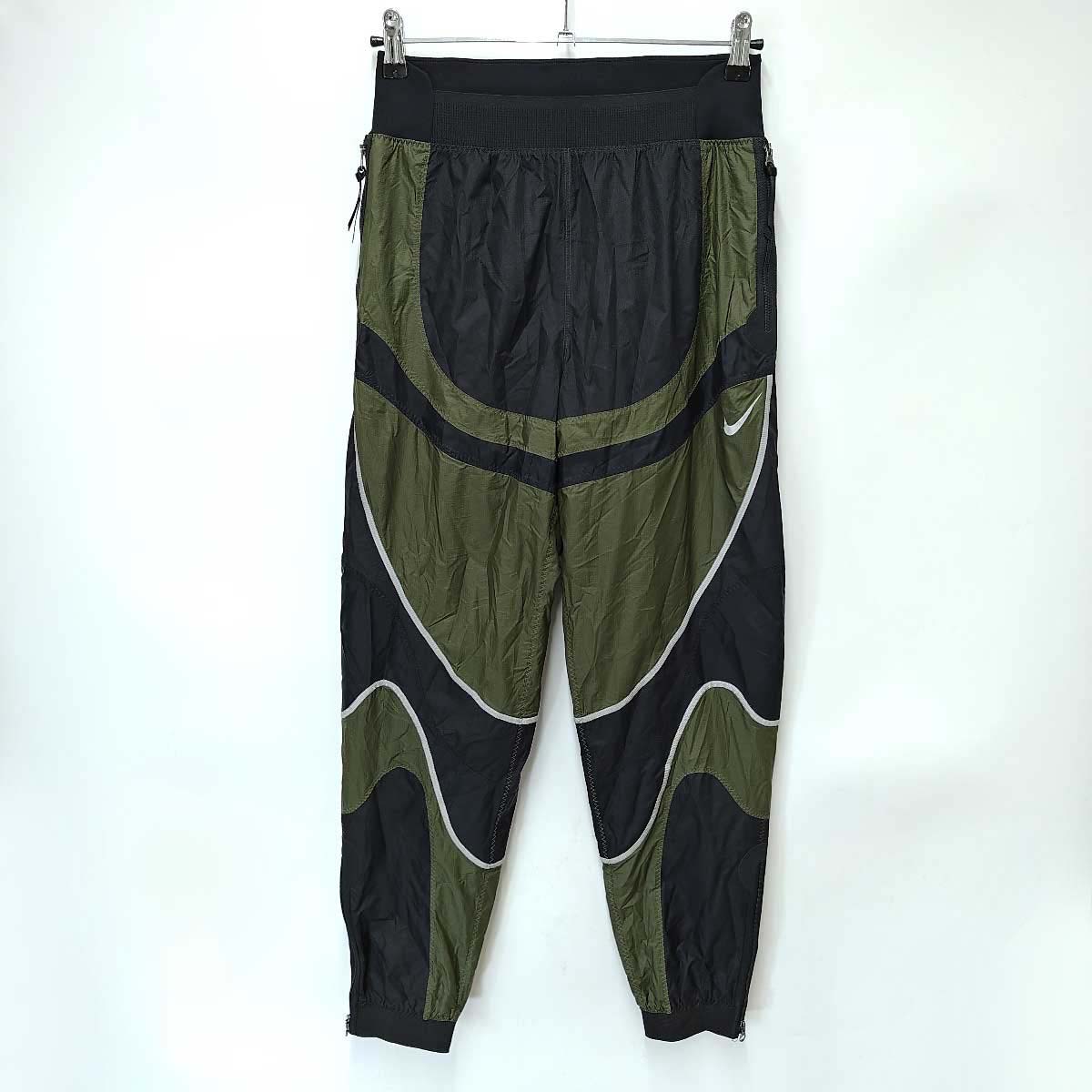 【中古】ナイキ NRG ISPA ナイロン アジャスタブル パンツ XS ブラック カーキ DB7581-045 レディース NIKE