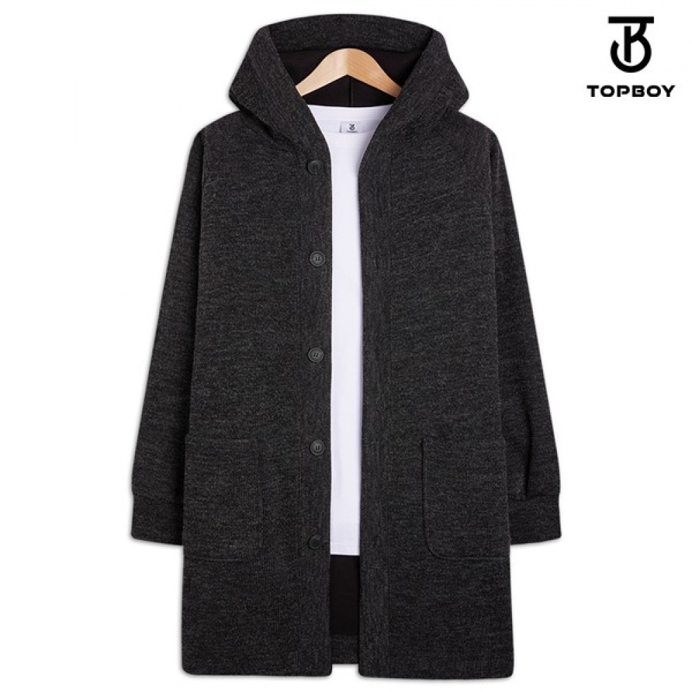 (トップボーイ) ラグランベリーフードオーバーフィットコート (ADD082)