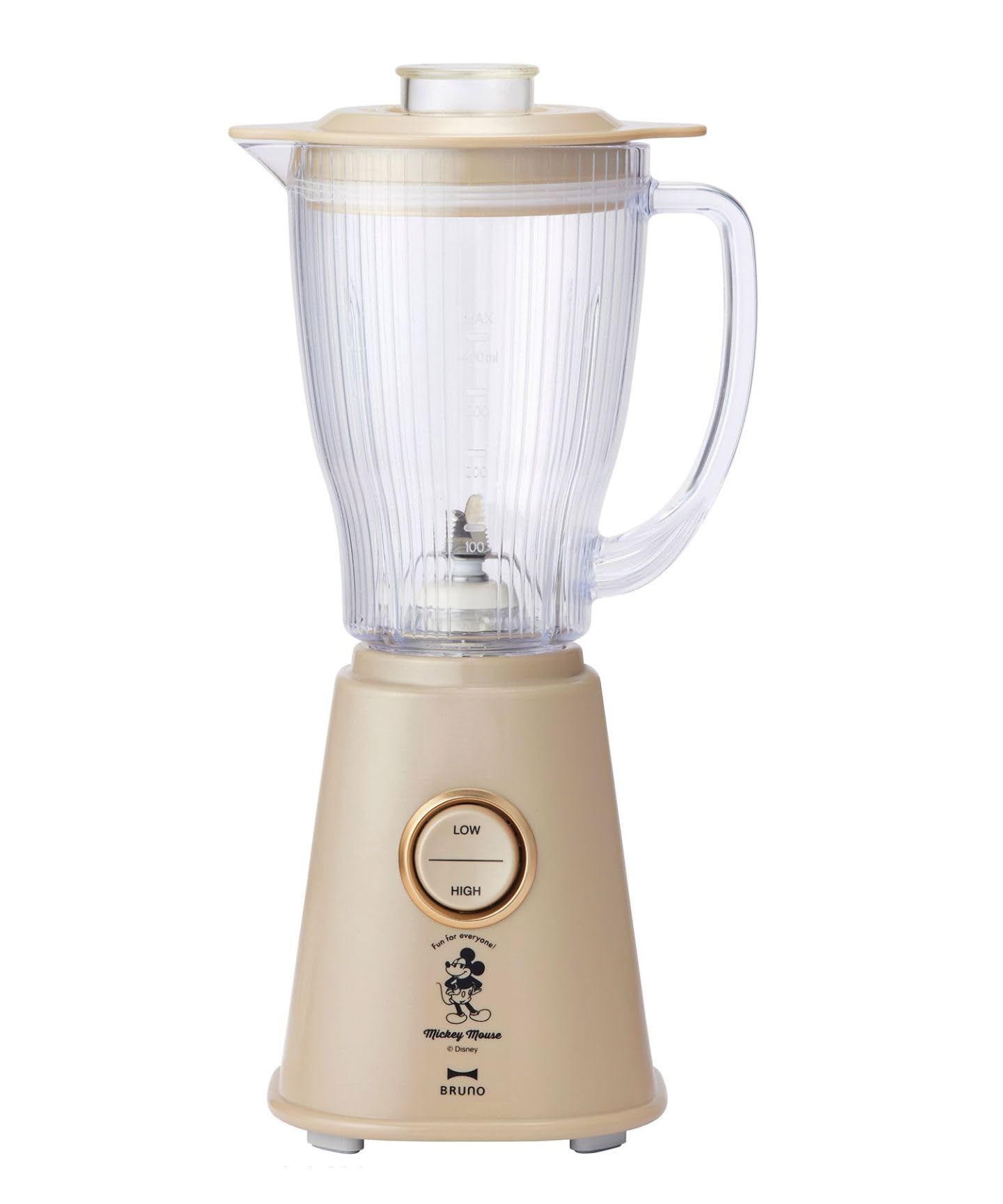 BRUNO ブルーノ DISNEY ディズニー ブレンダー 氷も砕ける ミキサー スムージー コンパクト ブレンダー 400ml おしゃれ ベージュ BOE137-BE