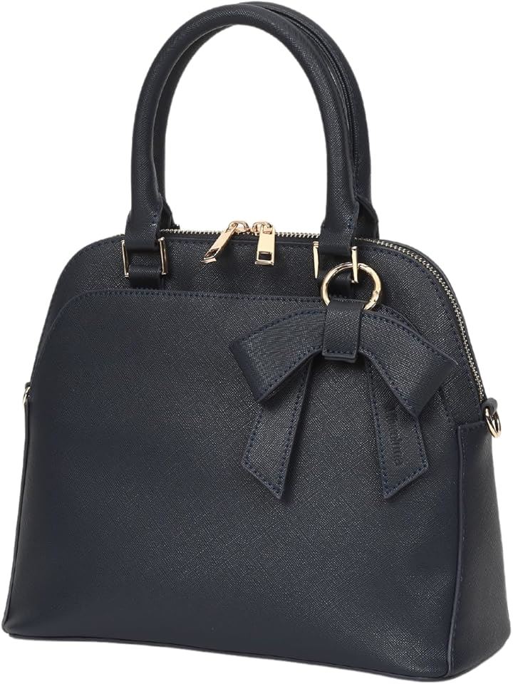 ハンドバッグ レディース ショルダーバッグ 2way オケージョンバッグ セレモニーバッグ ブガッティバッグ 斜めがけ(ネイビー)ハンドバッグ