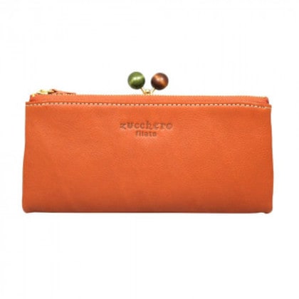 zucchero filato がま口長財布 OR オレンジ 34 58009