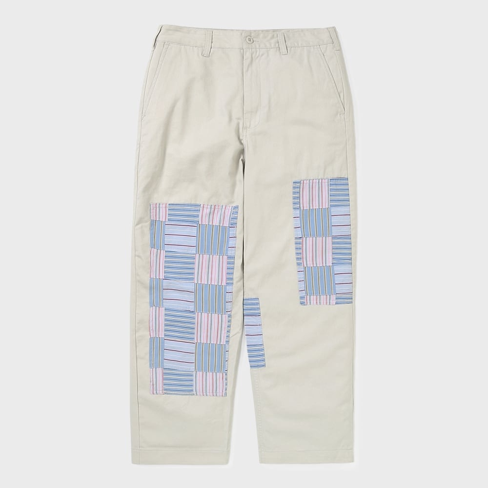 ディスイーズネバーザット クレイジーワークパンツ ストーン