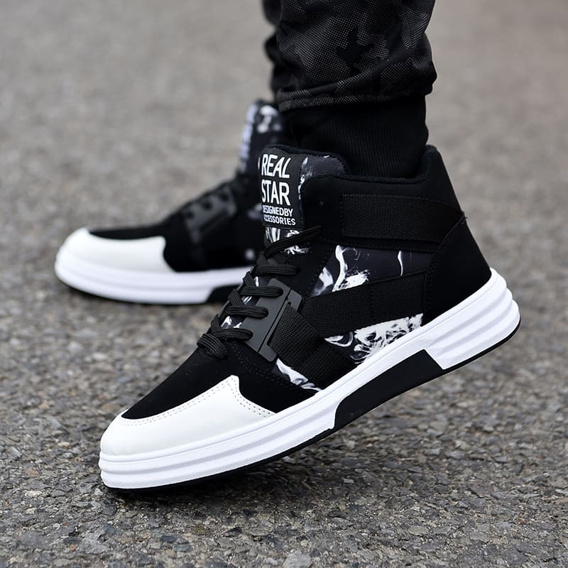 スニーカー メンズ シューズ おしゃれ 高校生 中学生 学生 10代 20代 靴 黒 ブラック 5,627円