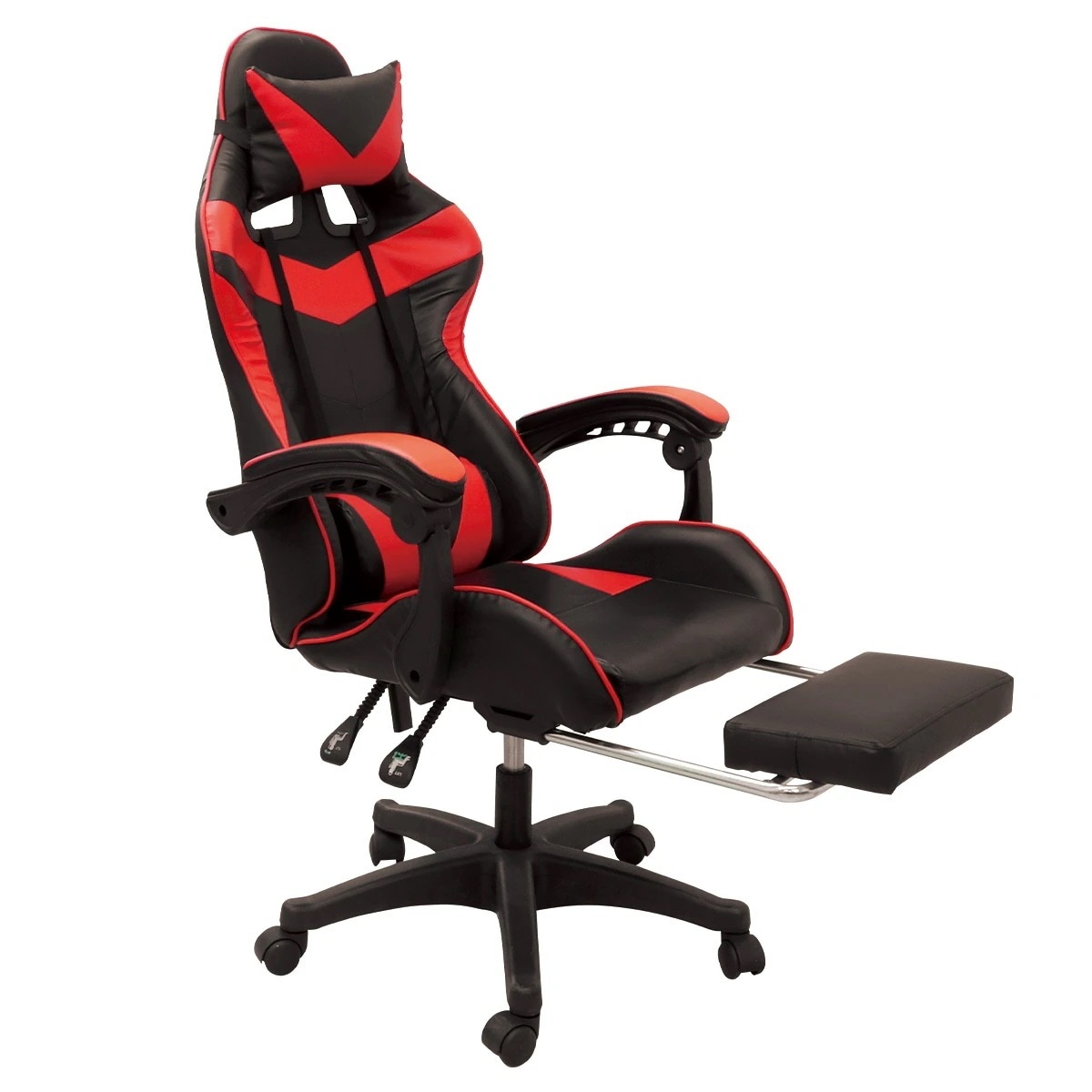 【追加料金なし】 ゲーミングチェア 座椅子 ピンク 白 オフィスチェア リクライニング オットマン付き 通気性 フットレスト 肘掛け かわいい レディース メンズ 配信