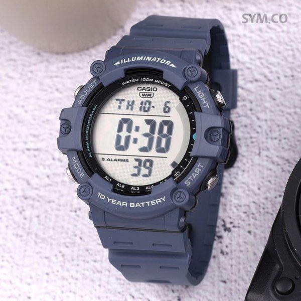 AE-1500WH-2A 軍人電子アウトドア防水メンズウレタン時計 d