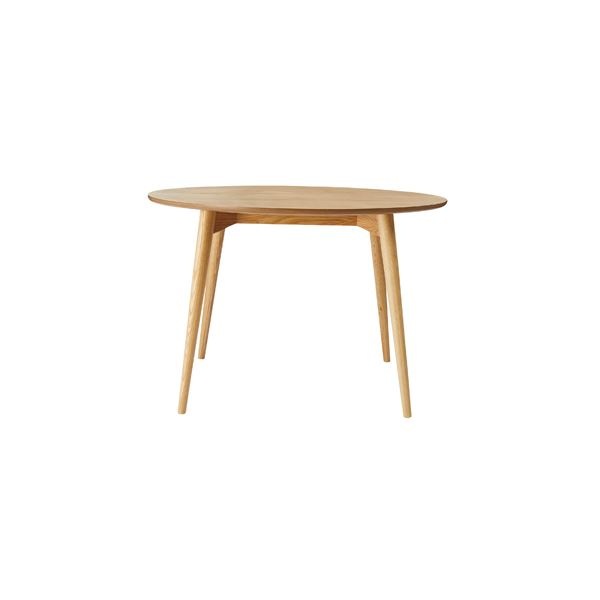 ダイニングテーブル 食卓机 円形 幅110x奥行110x高さ72cm 4人用 ナチュラル チェア別売