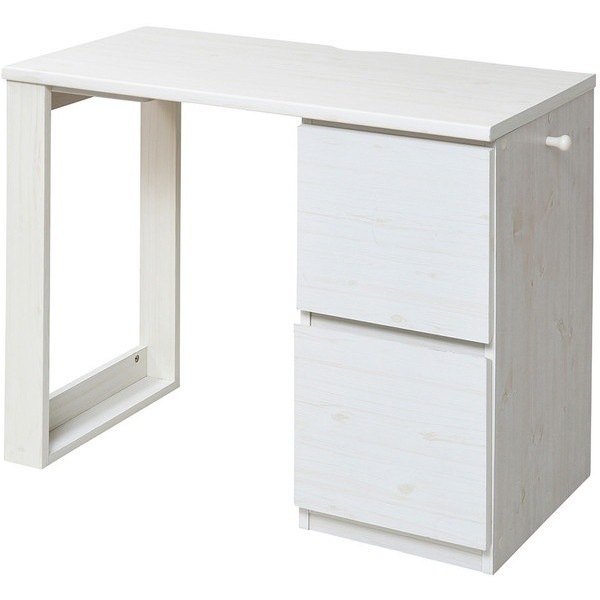 JKプラン FWD-0002-WH ホワイト witsシリーズ [学習デスク（収納チェスト付き）] メーカー直送