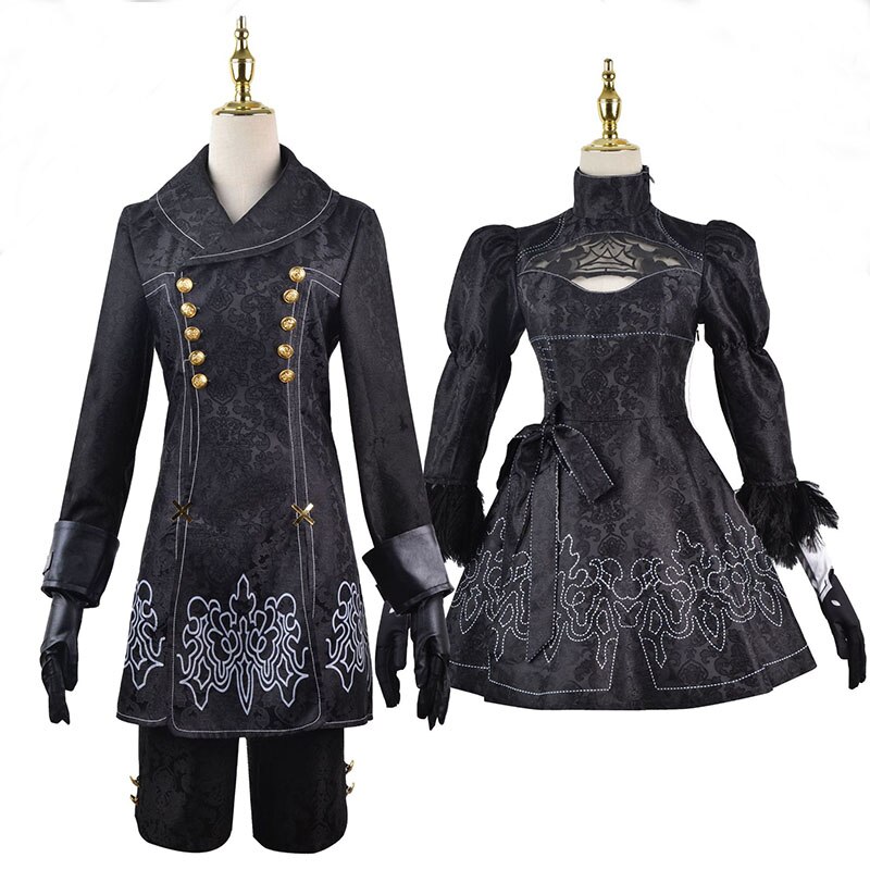 2b 9S オートマタ ニーア コスプレ変装仮装衣装 スーツ ハロウィン 2023年新作入荷コスプレ