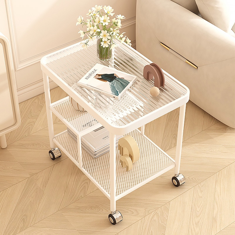 寝室ベッドサイドテーブル棚サイドテーブルコーヒーテーブル小さなコーヒーテーブル長虹ガラス小さなアパートリビングルームいくつかの小さなテーブル