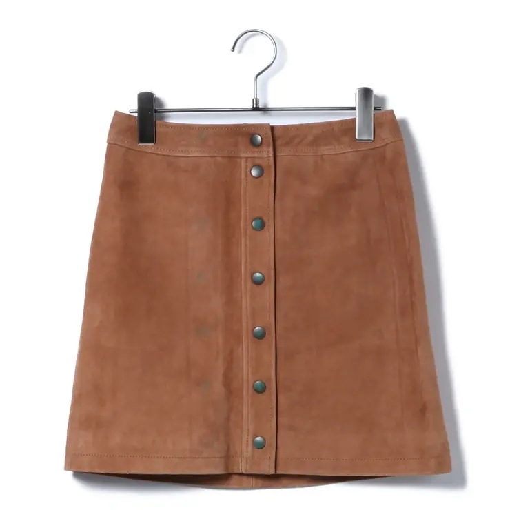 GOAT SUEDE MINI SKIRT