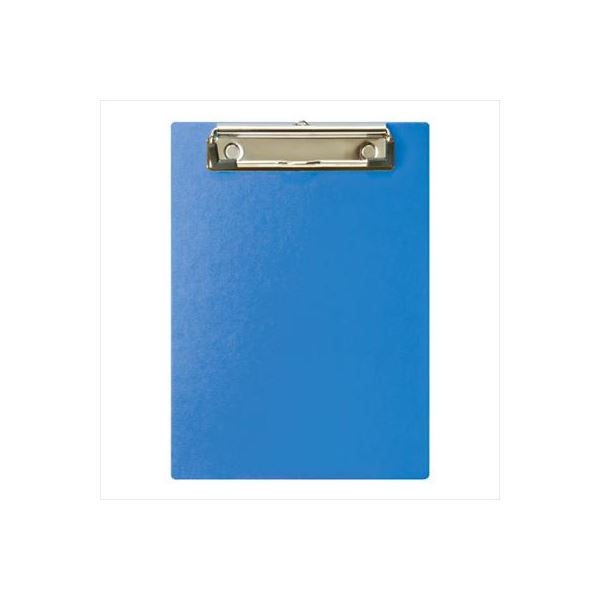 (業務用セット) ハンディークリップボード A5 E型 ブルー／QB-A501-B(10セット)