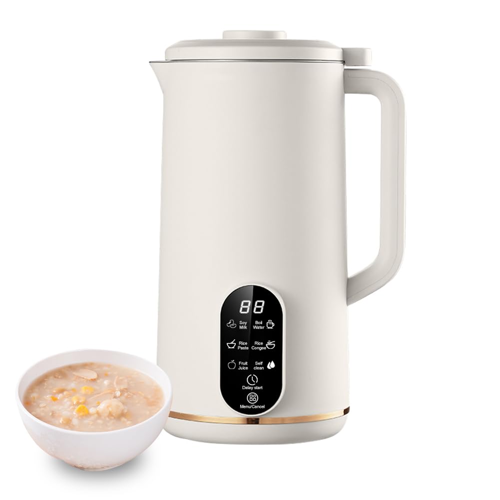 「12H予約・304ステンレス」 MACOLAUDER 豆乳メーカー 熱650ml/冷800ml ホット&コールド兼用 豆乳・離乳食・ジュース・お湯・お粥・洗浄 乾燥豆 ミキサー ジューサー 電動 豆 10,799円