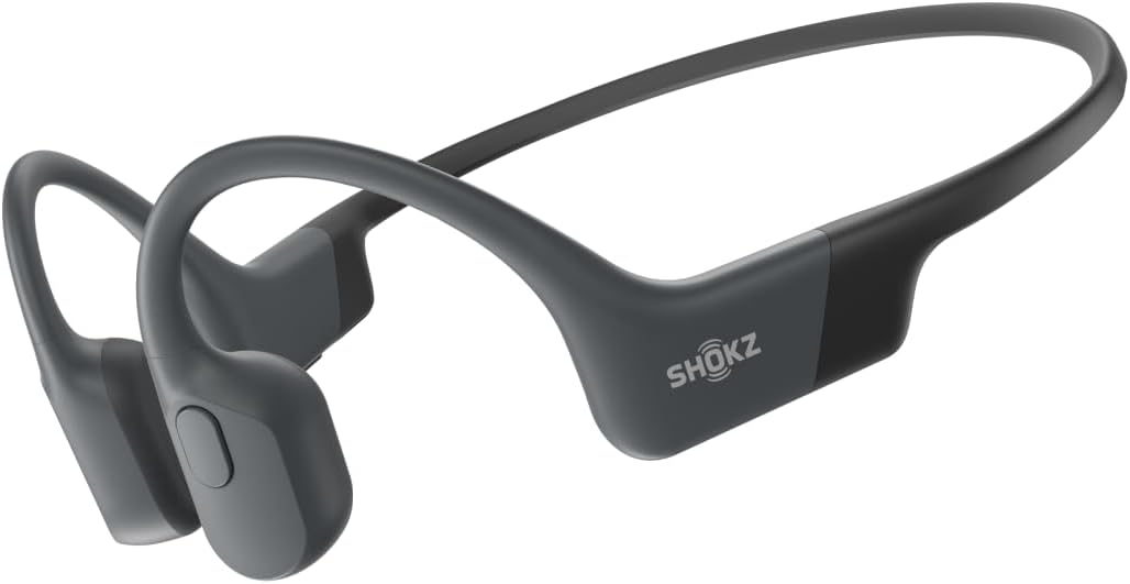 Shokz OpenRun 骨伝導イヤホン ワイヤレス Bluetooth 5.1 オープンイヤーヘッドホン 自動ペアリング機能付き ランニング用マイク付き IP67 防塵防水