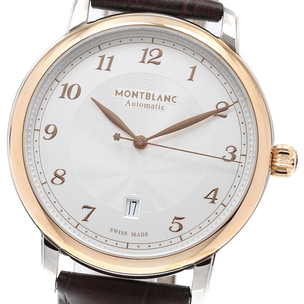 モンブラン MONTBLANC 7572/117576 スターレガシー デイト PGベゼル 自動巻き メンズ 極美品 _949795【中古】