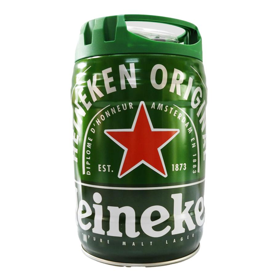 ハイネケン 5L 樽生 備品不要 飲み残しOK そのまま飲めるビールサーバー 家庭用ドラフト ケグ Heineken オランダ