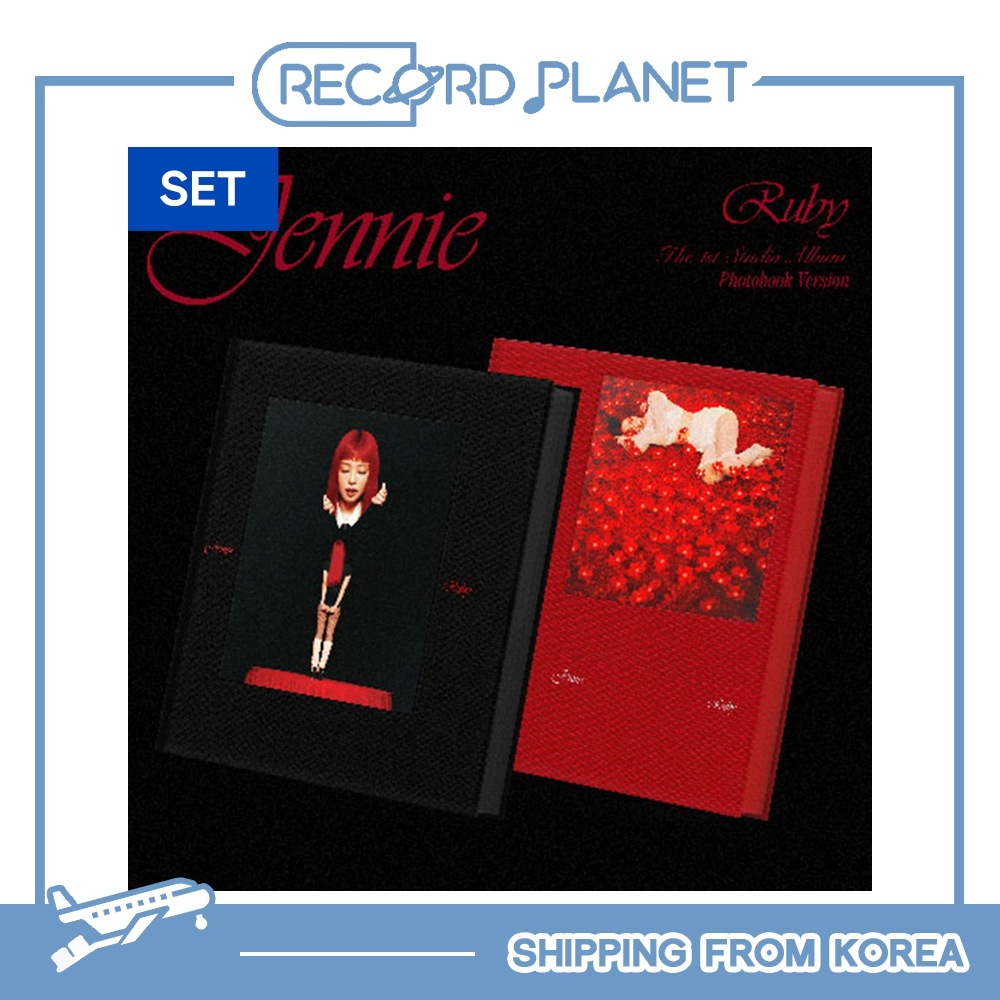 2種セット JENNIE - The 1st Studio Album [Ruby] (Photobook)