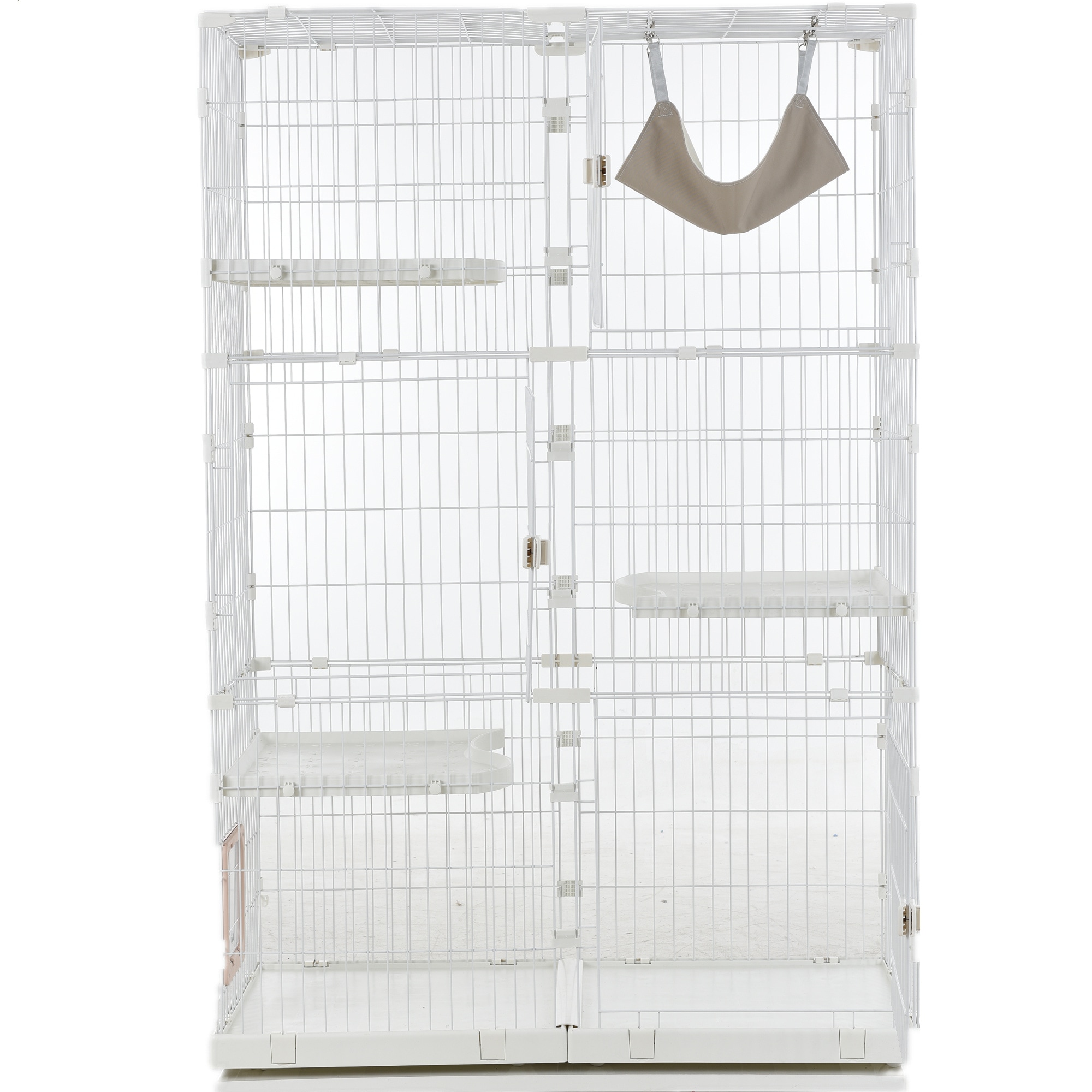 猫 ケージ キャットケージ 3段 幅広設計 自由組み合わせ 猫ドア付き ハンモック付き 大型 猫ゲージ 高級感 おしゃれ キャットハウス ネコ ハウス 多段 留守番 保護 脱走防止 多頭飼い 多頭 ス 24,730円