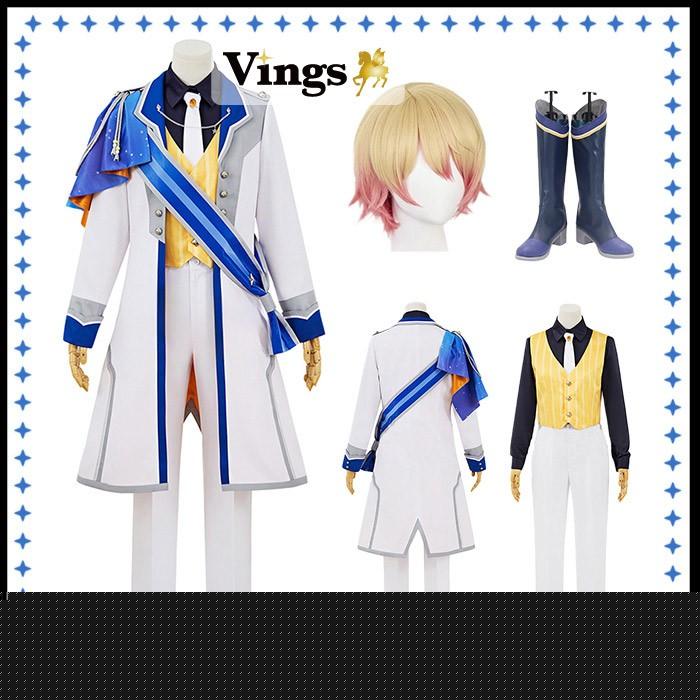 【本日限定激安格】プロジェクトセカイ カラフルステージ! feat. 初音ミク 三周 ワンダーランズ×ショウタイム 天馬 司 てんま つかさ コスプレ衣装　ウィッグ ブーツ