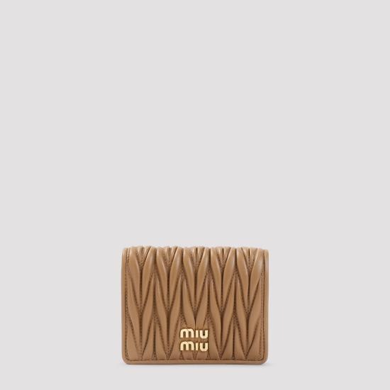 MIU MIU Women Wallet 5MV204 AFPP F098L CARAMEL