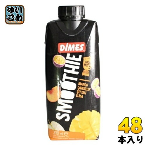 日本珈琲貿易 ディメス マンゴーミックス スムージー 310ml 紙パック 48本 (12本入×4 まとめ買い) 果汁飲料 フルーツミックス