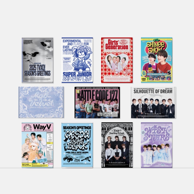 SM ARTIST選択 2025 SEASONS GREETINGS シーズングリーティング/ TVXQ! AESPA WAYVSHINEE RED VELVET NCT RIIZE