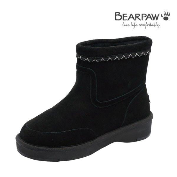 (BEARPAW) 女性用起毛ブーツ BRIAR ブラック K3045001RD