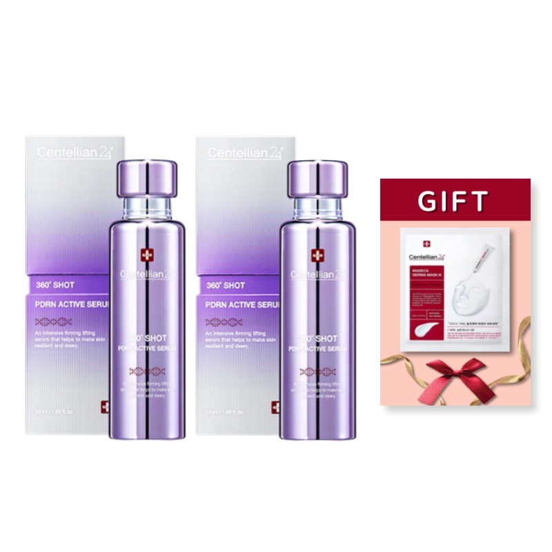 【GIFT付き】360度ショットPDRNアクティブセラム 美容液 50ml + 50ml (gift :マデカ ダーマ マスクパック 1枚) 5,031円