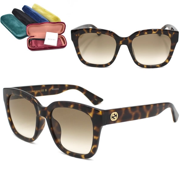 サングラス GG1338SK-002 サングラス アジアンフィット メンズ レディース ユニセックス ハバナ ブラウングラデーション