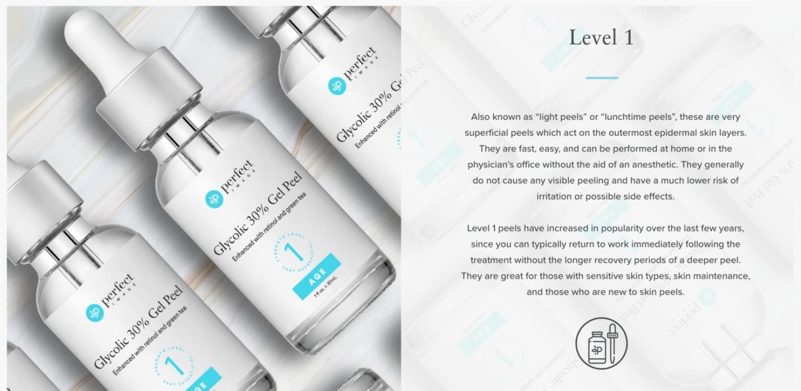 [アメリカ無料直送][検証された効果][満足度上位製品]パーフェクトイメージレベル1剥離製品群