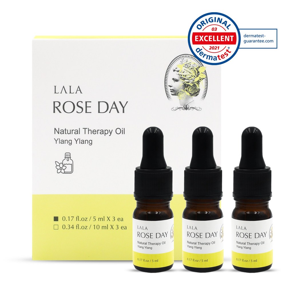 ララローズデーシーズン2スポイト天然オイルYゾーンケア下着香水インナーパウム女性清潔剤イランイラン香3個