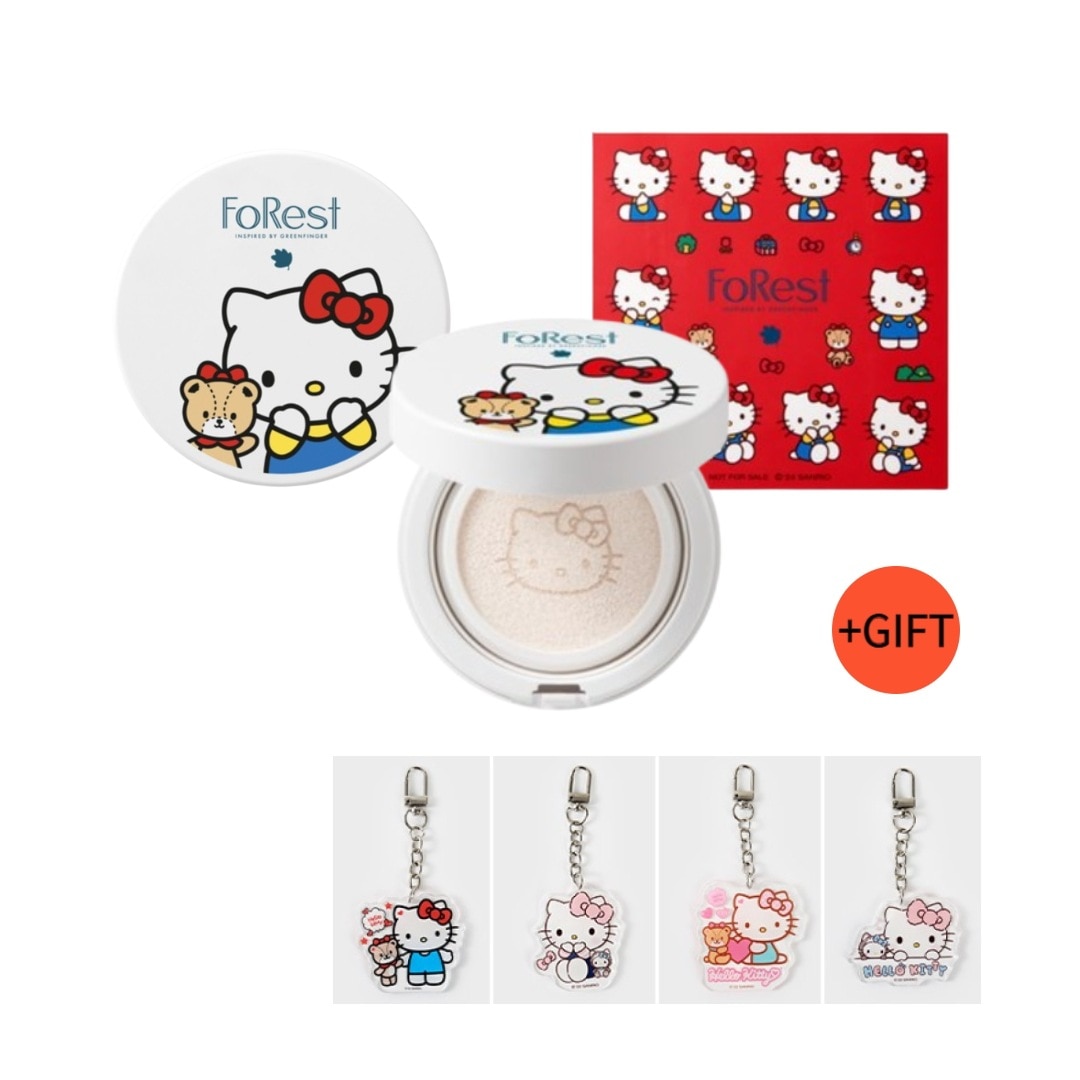 NEWフォレスト ハローキティ サンクッション 13g +ステッカー贈呈 / 大人用36ヶ月以上から~/SPF50 + PA++++/日焼け止め/ベビー サンクッション/キッズサンクッション/サンパ