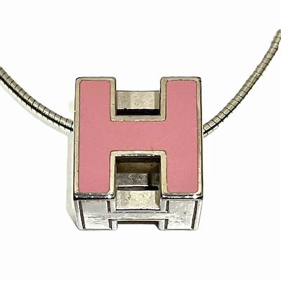 エルメス　カージュドアッシュ　 Hキューブ ネックレス　赤 エルメス カージュ・ド・アッシュ Hキューブネックレスを出品しました