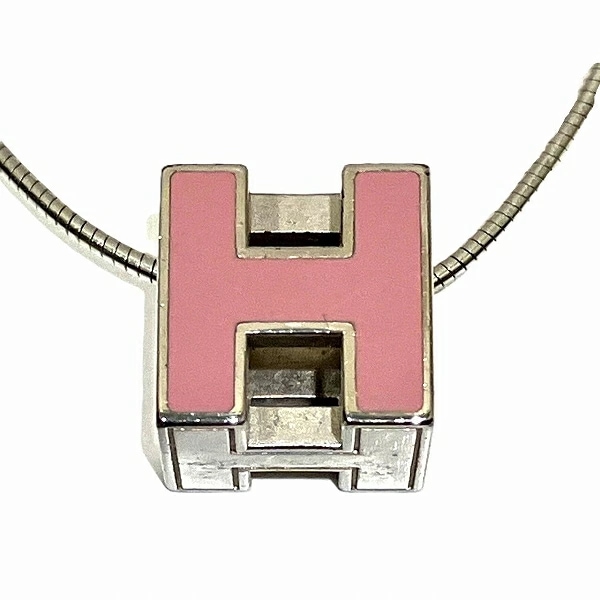 エルメス カージュドアッシュHキューブ ネックレス 【中古】