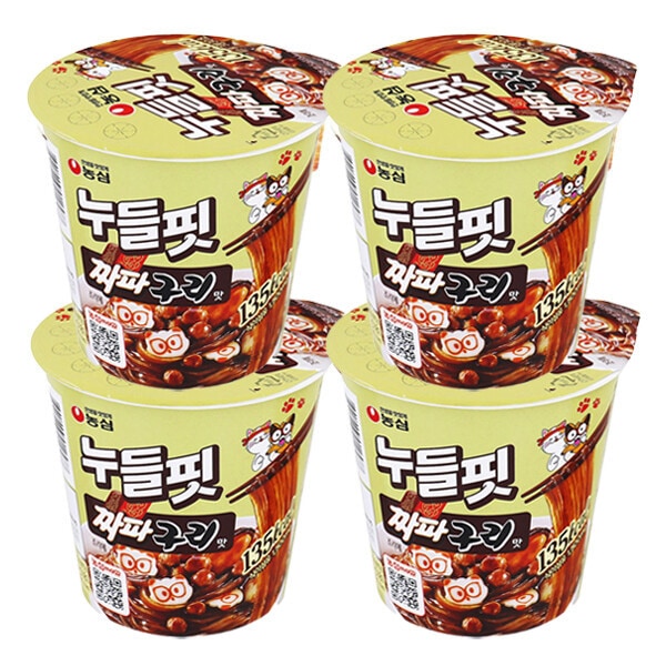 農心 ヌドゥルフィット チャパグリ味 16個韓国麺類