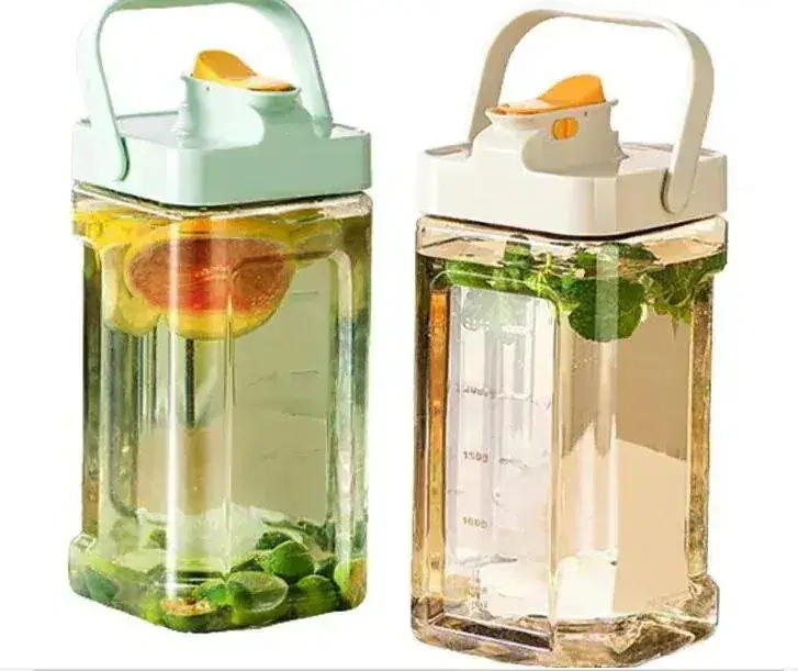 【20点セット】メガ割1個セット ピッチャー 横置き 35L 冷水筒 耐熱 冷蔵庫 大容量 広口 洗いやすい 麦茶ポット お茶ポット 水 麦茶 ポット 熱湯 角型 水差し 麦茶入れ プラスチック ハン