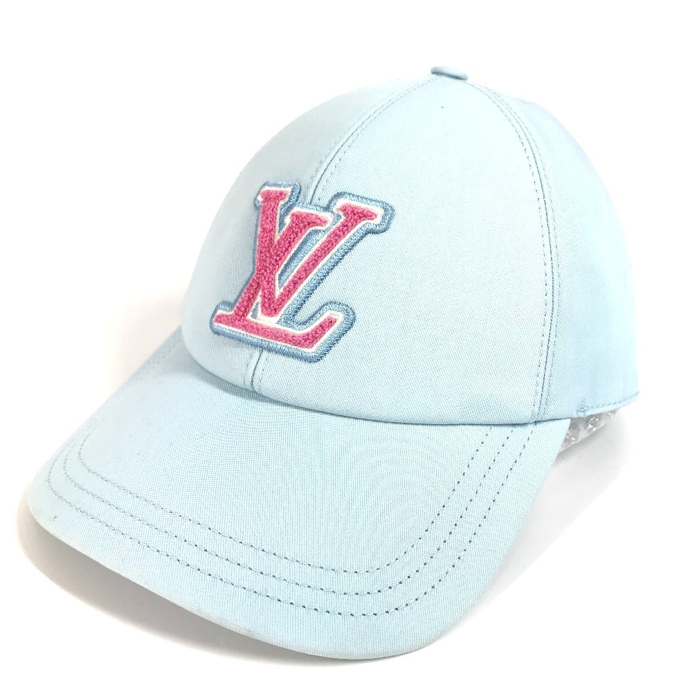 キャップ M7318Ｍ キャップ・LV シグネチャー LV リミックス 帽子 キャップ帽 ベースボール コットン ライトブルー