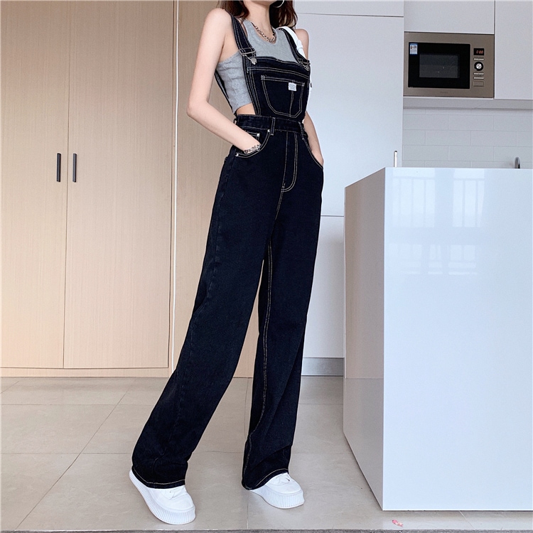 セットアップ オールインワン サロペット デニムパンツ ロング ロング丈 アンクル丈 細身 ストレート 大人可愛い きれいめ シンプル カジュアル 大人 上品 おしゃれ お洒落 かっこいい